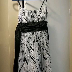 Silvery sparkly dress